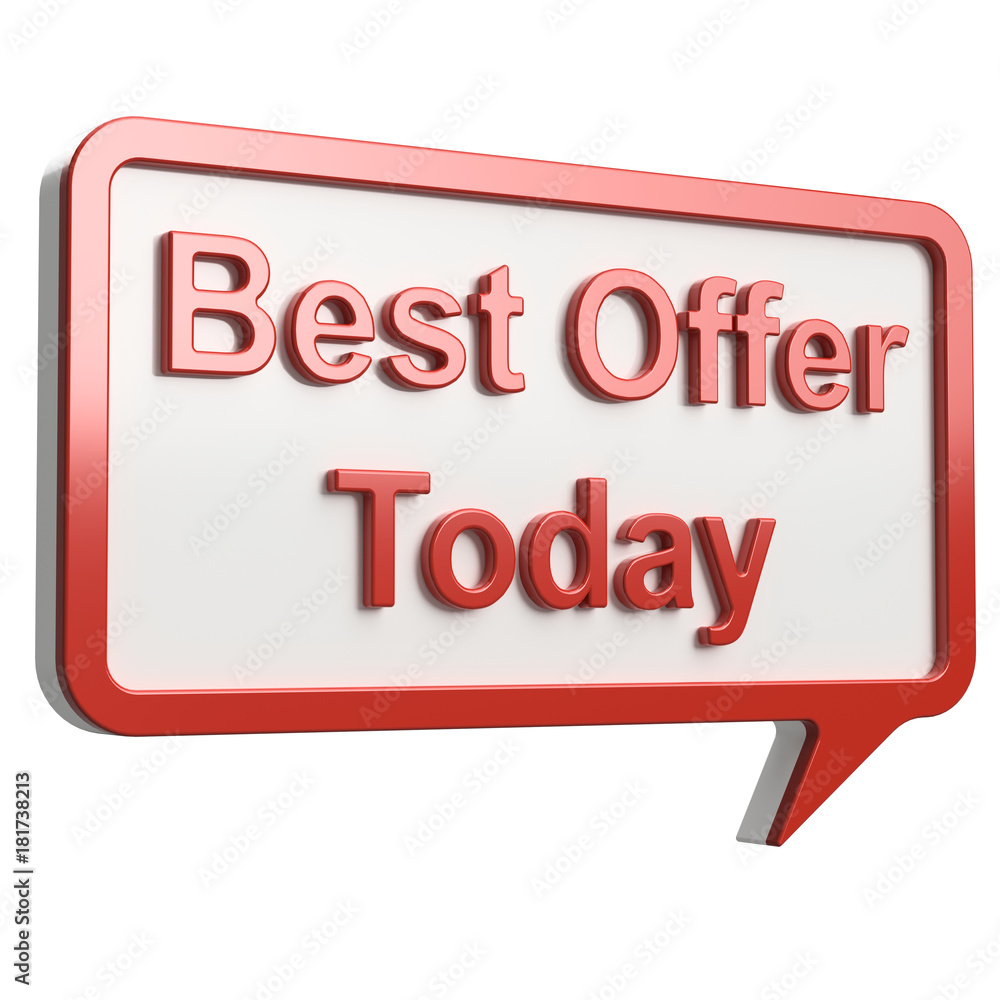 Best offer today sign icon. Special offer symbol. Best offer today sign icon. Special offer symbol.