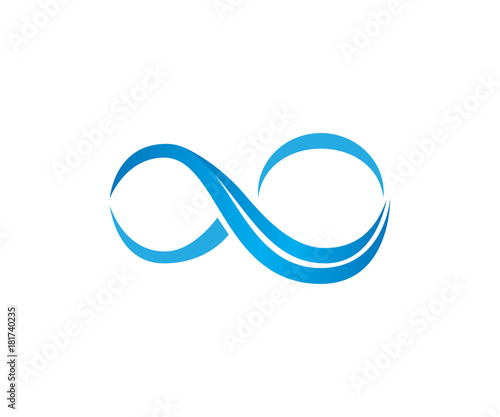 stream line wave ocean logo