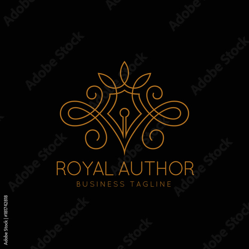 Royal Author Logo Template