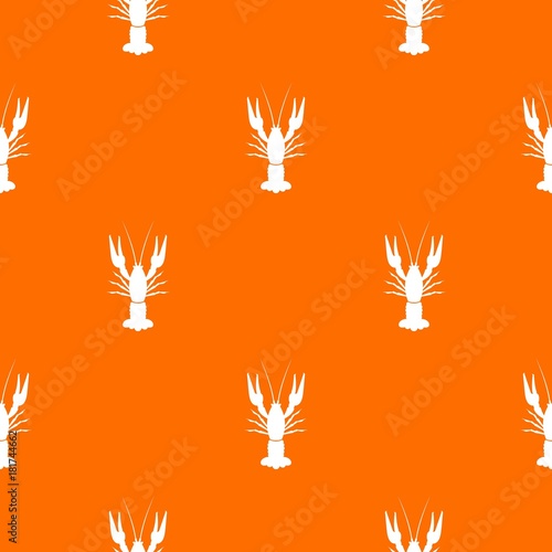Lobster pattern seamless