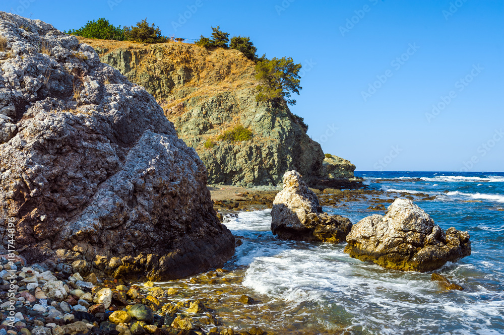 Rocks on Akamas peninsula, Cyprus