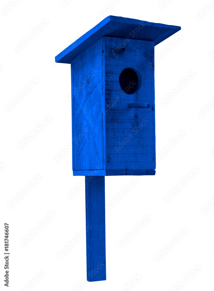 Bird house - Blue