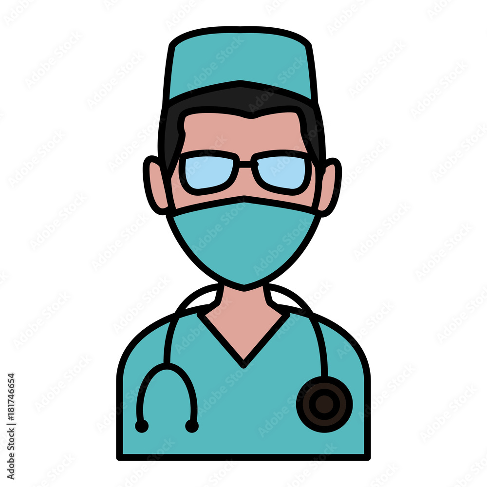 Doctor avatar profile icon vector illustration graphic design Doctor avatar profile icon vector illustration graphic design