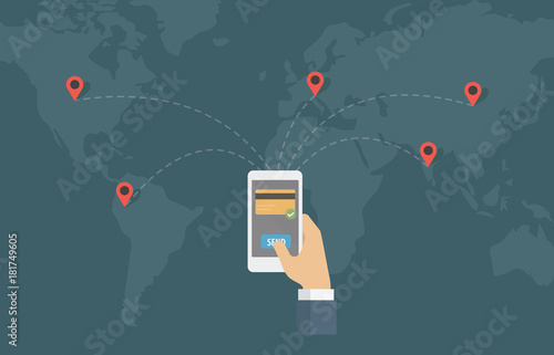 Online Money Transfer Around The World. 