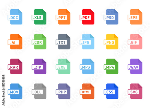 Document File Type Format flat