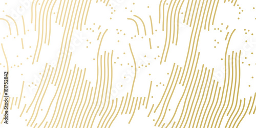 Christmas holiday golden pattern background template for greeting card or gift wrapping paper design. Vector gold abstract pattern for Christmas or New Year wrapper seamless shiny white background