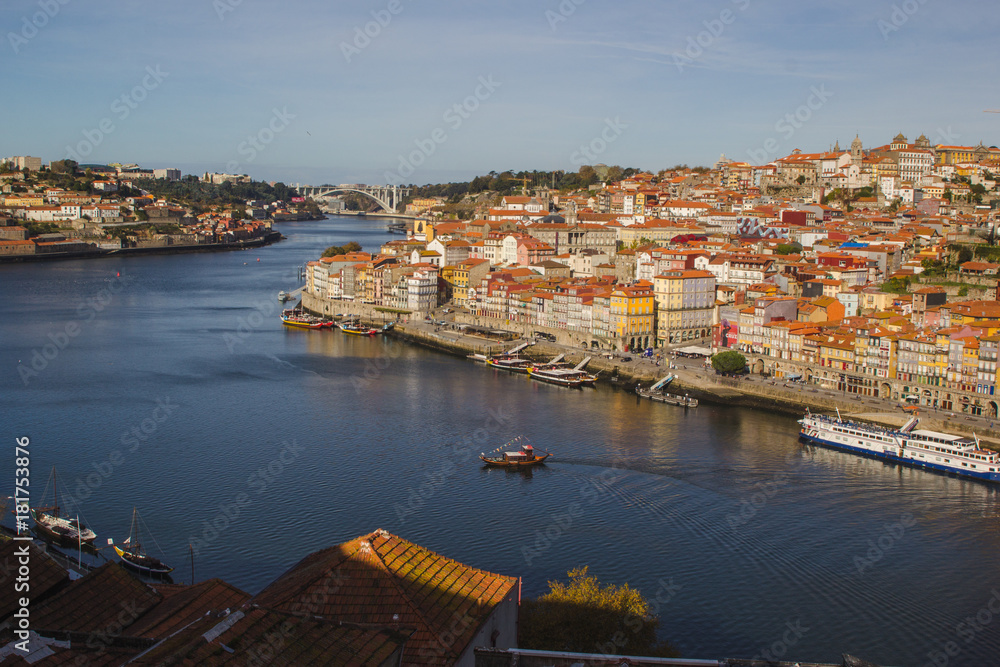 Cityscape of Porto and Duoro river