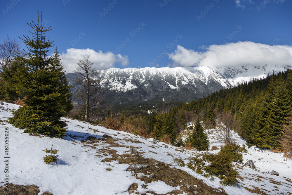 Landscape photo of snowy mountains in Carpathians Landscape photo of snowy mountains in Carpathians