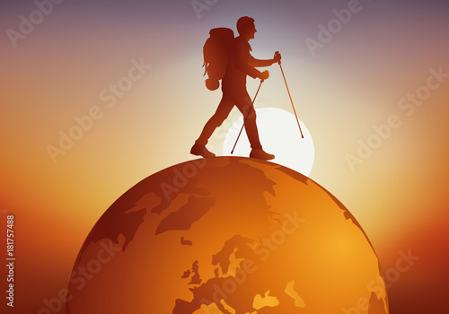 voyage - voyager - globe - randonneur - tour du monde - baroudeur - voyageur - tourisme - aventure