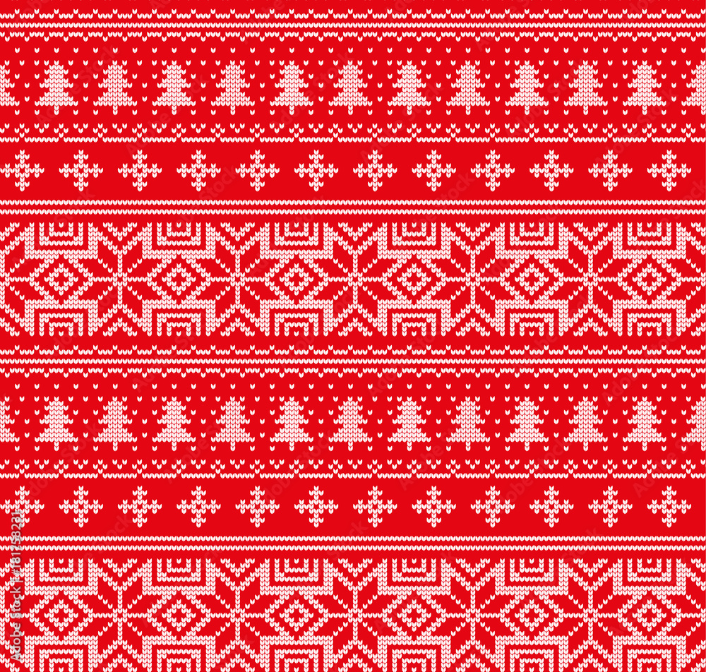 Winter festive Christmas knitted pattern woolen knitted Winter festive Christmas knitted pattern woolen knitted