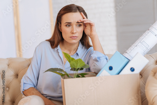 Quadro em tela Bad day