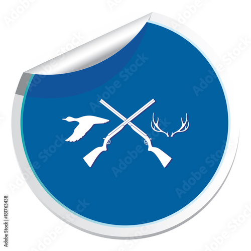 Hunting club logo icon