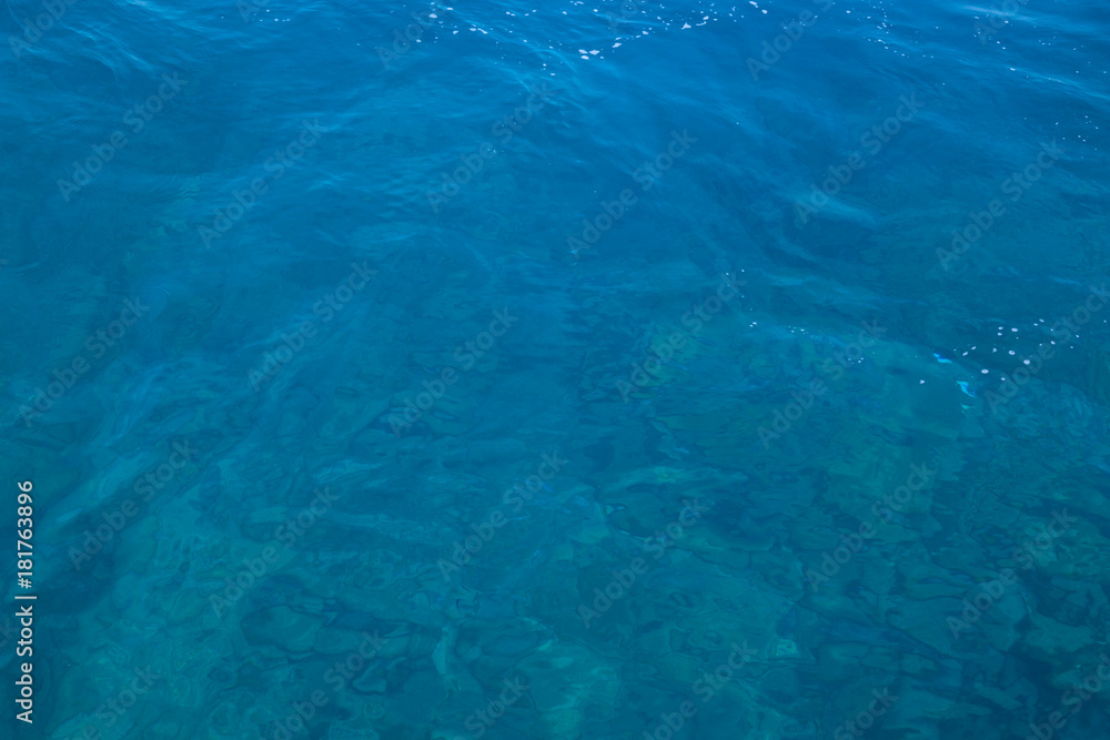 clear sea water