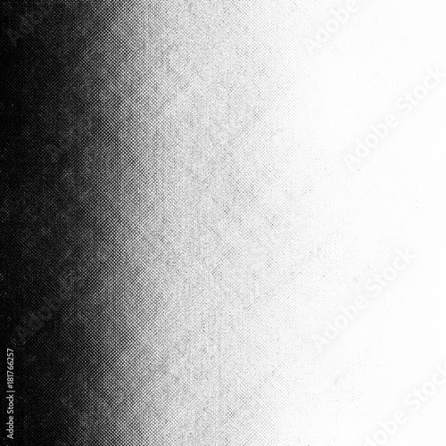Vector halftone gradient pattern made of dots with randomized circles. Vector.