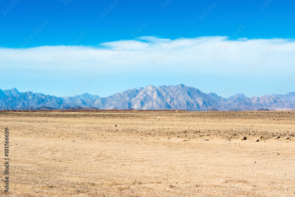Landscape of the Arabian desert Landscape of the Arabian desert