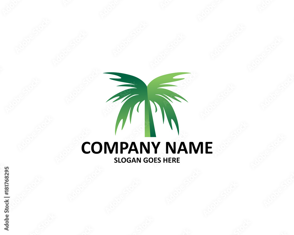 coconut tree logo coconut tree logo