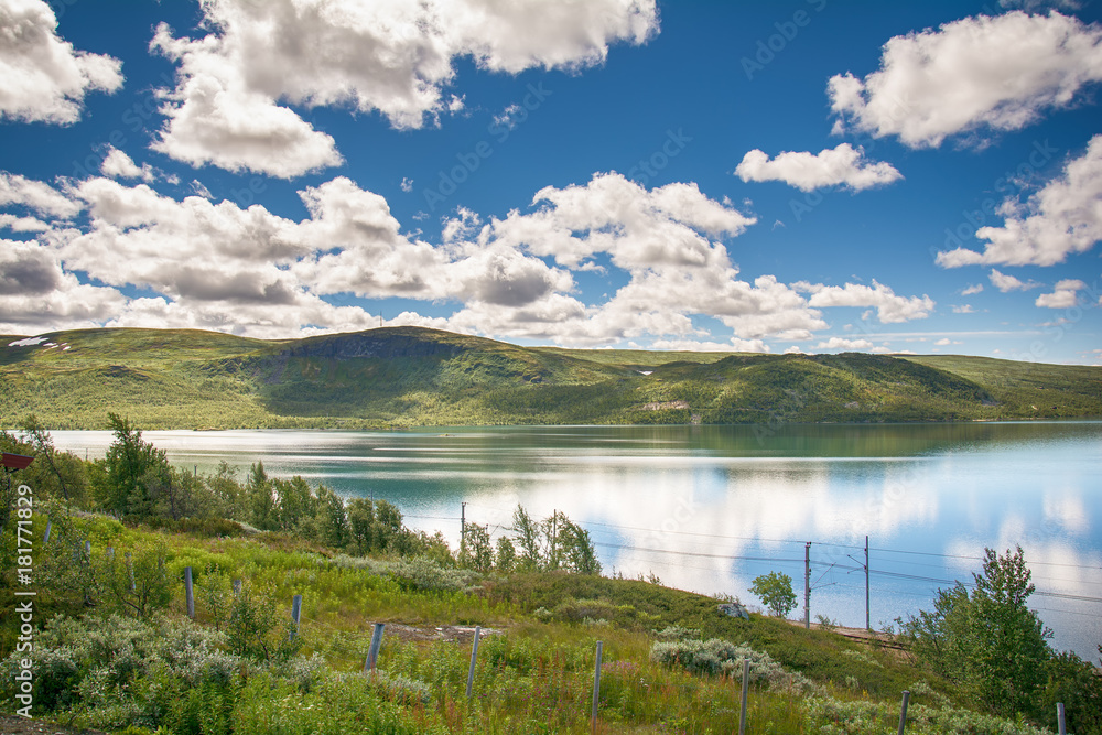 Sløddfjorden lake, Norway
