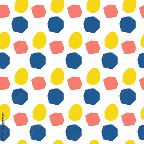 Abstract handmade umbrella and drop seamless pattern background. Childish handcrafted wallpaper for design card, baby nappy, diaper, scrapbook, holiday wrapping paper, textile, bag print, t shirt etc.