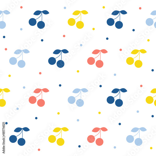 Abstract handmade umbrella and drop seamless pattern background. Childish handcrafted wallpaper for design card, baby nappy, diaper, scrapbook, holiday wrapping paper, textile, bag print, t shirt etc.