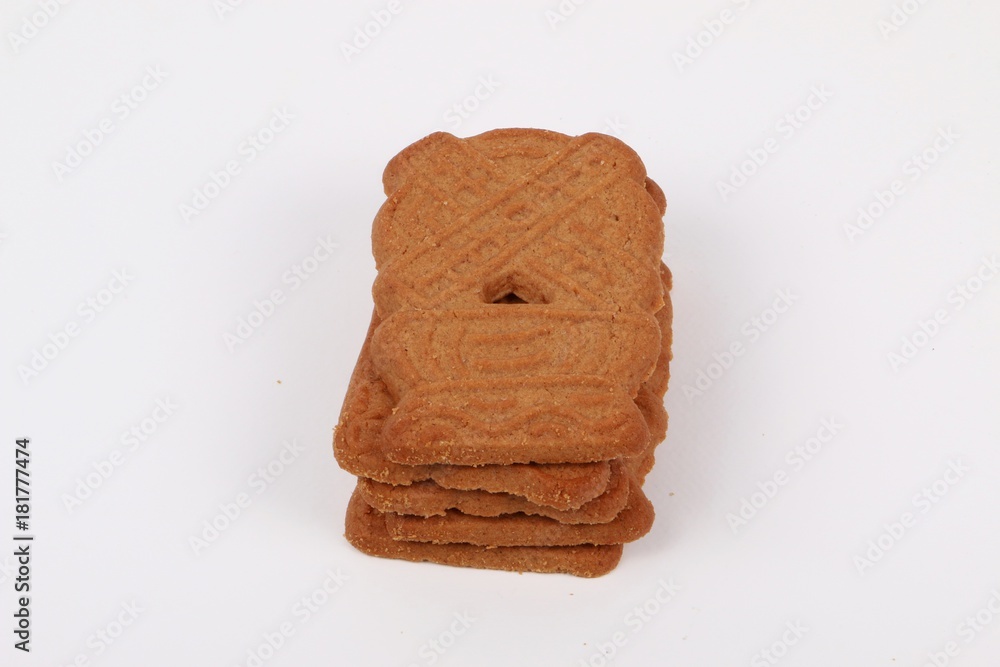 Lebkuchen auf einem Stapel im Studio Lebkuchen auf einem Stapel im Studio