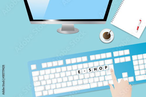 E-commerce concept vector