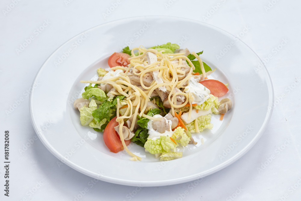 salad on the table salad on the table