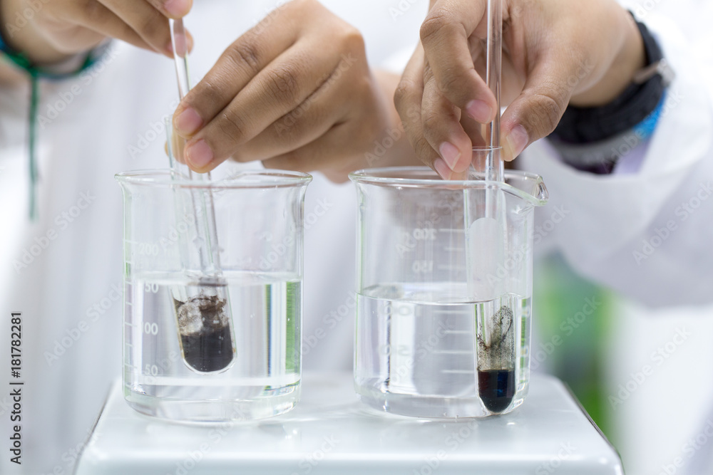 Analyze samples Cadmium ions in Laboratory. Analyze samples Cadmium ions in Laboratory.