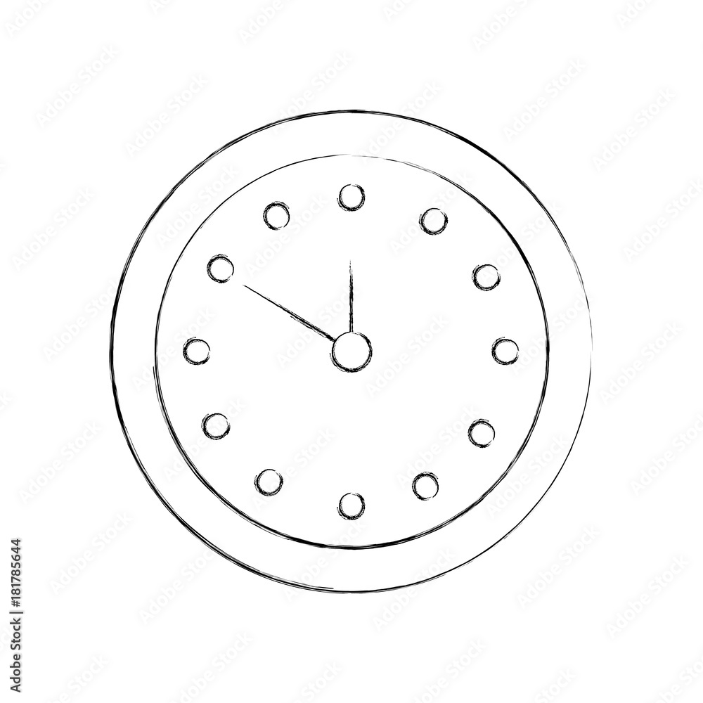 round clock time minute day timer vector illustration round clock time minute day timer vector illustration