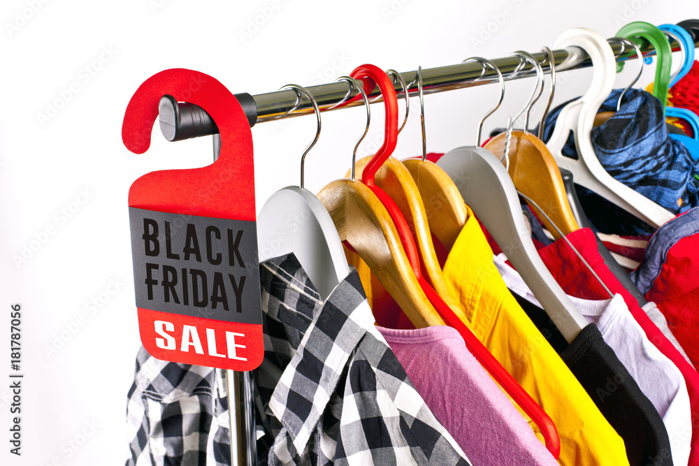 Black Friday shopping sale concept