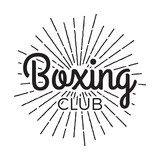 Boxing club badge