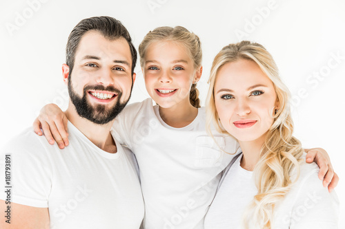 happy parents with daughter