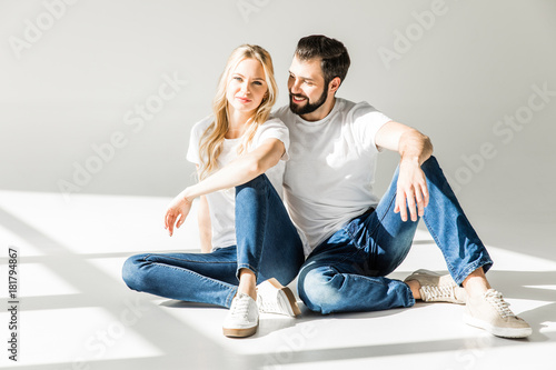 beautiful happy young couple