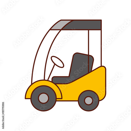 machinery car commercial logistic vehicle vector illustration © Gstudio