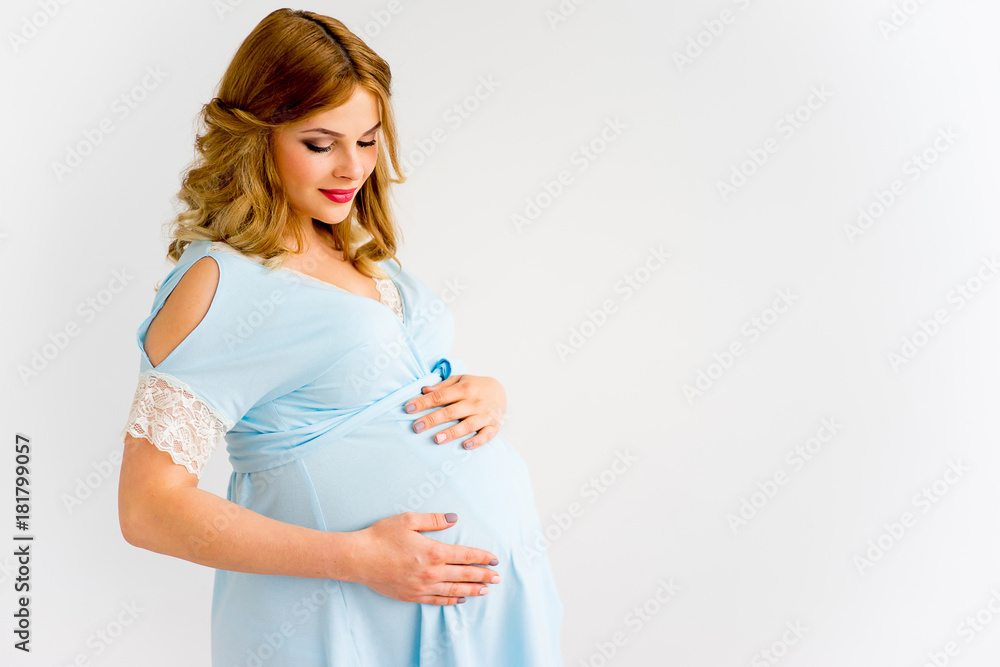 A pregnant woman