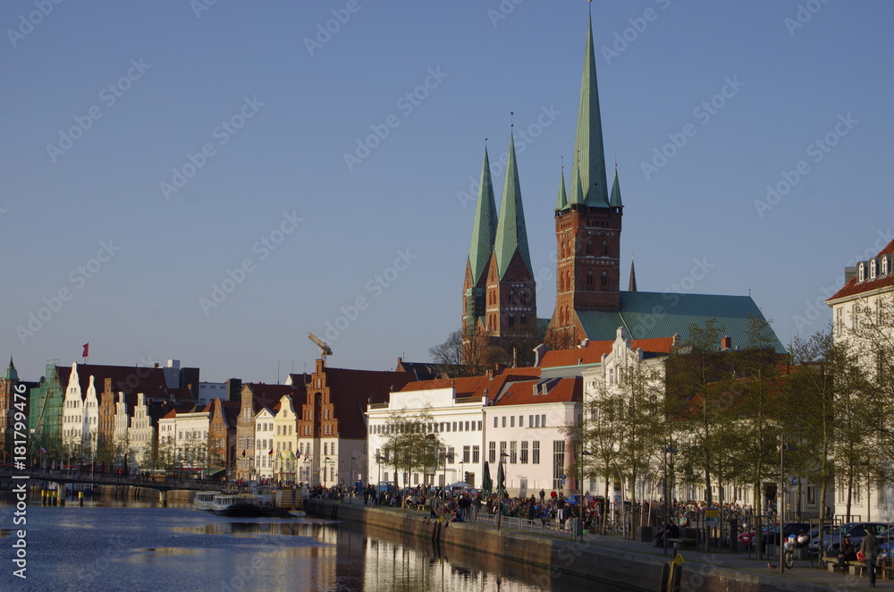 Fototapeta premium Lübeck リューベックの夕暮れ