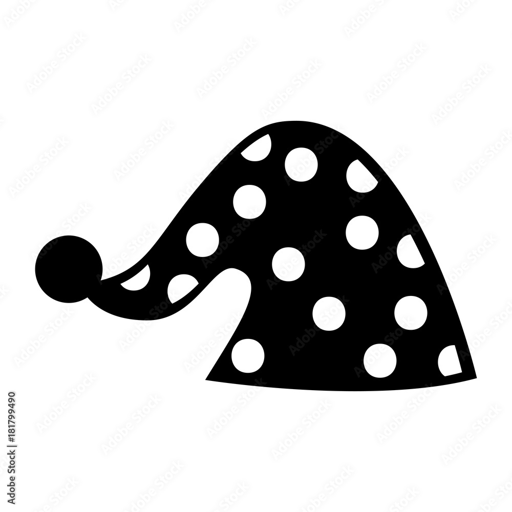cute sleeping hat icon vector illustration design