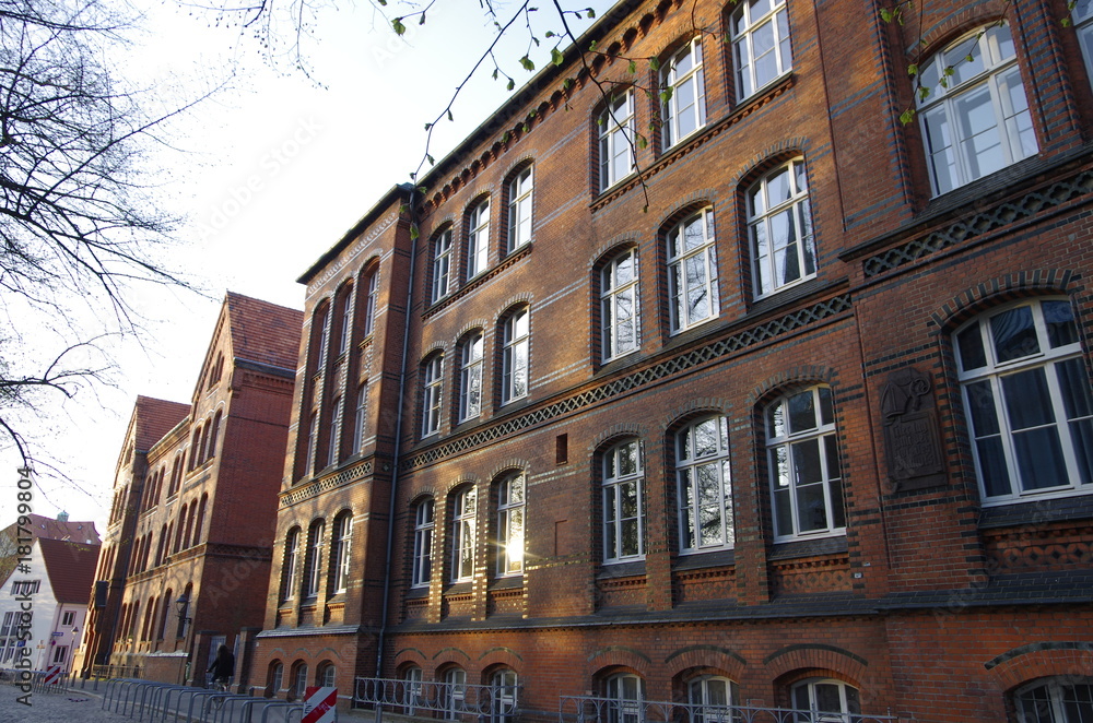 Obraz premium Lübeck リューベックの夕暮れ