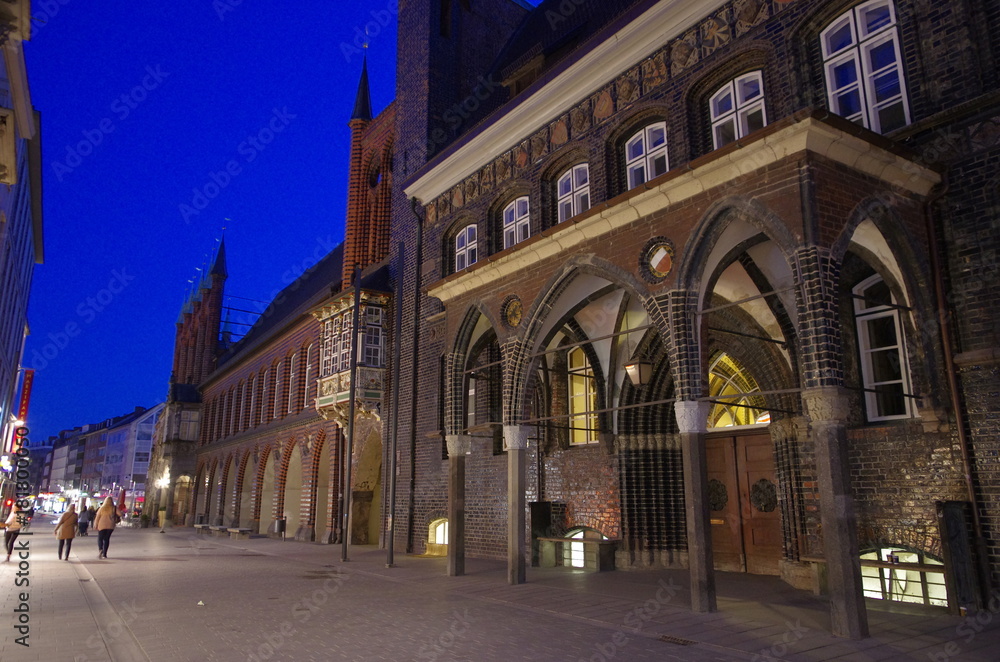 Lübeck リューベックの夕暮れ