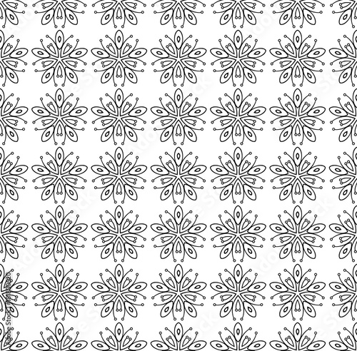 Seamless pattern line decoration abstract vector background design