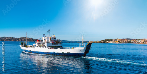 Ferry boat in Sardinia