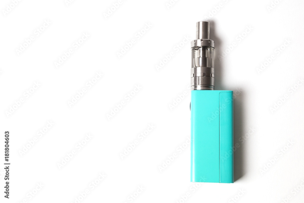 two e-cigarette (electronic cigarette, vape) isolated on the white background two e-cigarette (electronic cigarette, vape) isolated on the white background