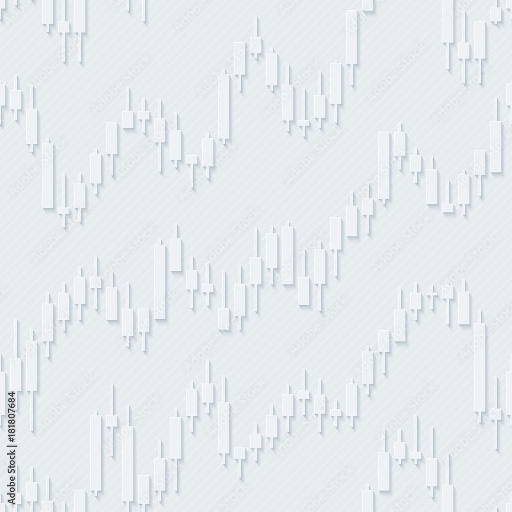 Japan candlestick financial charts seamless pattern. Japan candlestick financial charts seamless pattern.