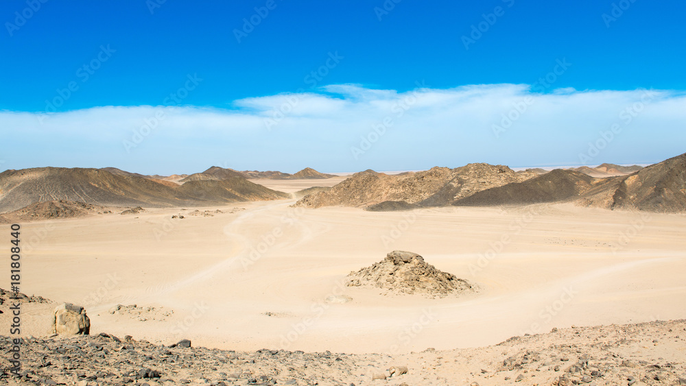 Landscape of the Arabian desert Landscape of the Arabian desert