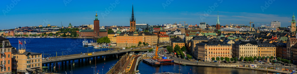 View onto Stockholm old town Gamla Stan in Sweden View onto Stockholm old town Gamla Stan in Sweden