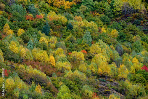 Natural autumn view of Ushguli © Bin Wang