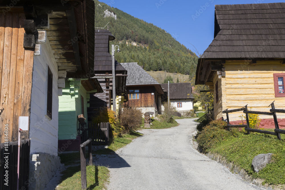 Vlkolinec, reserve of folk architecture Vlkolinec, reserve of folk architecture