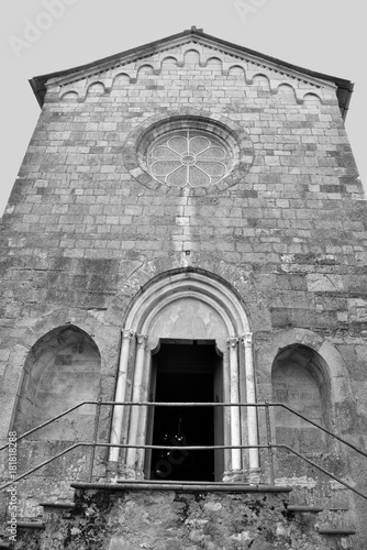 medieval church of San Nicolò Capodimonte san rocco of camogli