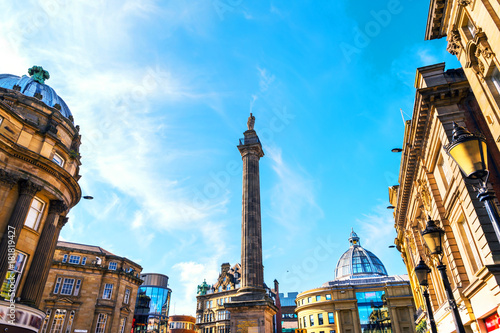 Charles Grey Monument in Newcastle upon Tyne, UK during the day photo