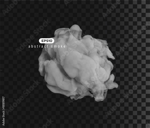 Vector illustration of smoky shape.