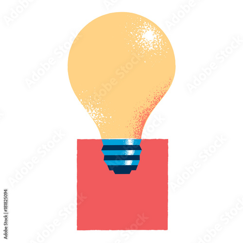 Lampadina e idea